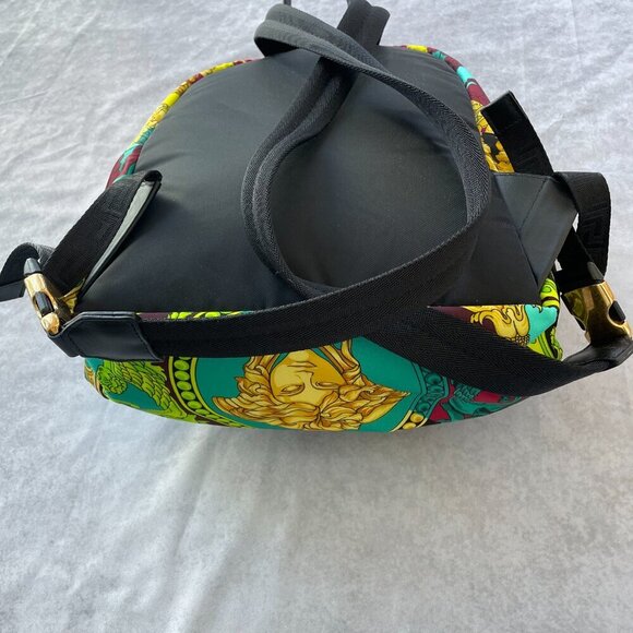 Versace | Nylon Medusa Print Backpack |  Multi color | Preloved main image 6